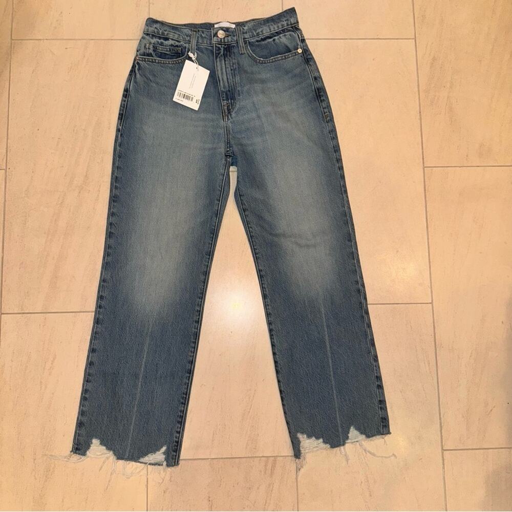 Frame Denim Le Jane Straight-Leg Ankle
Jeans - Varsity Blues Modern Chew 26 - Picture 2 of 8